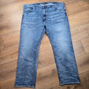 Polo Ralph Lauren Hampton Jeans 44x30 Relaxed Straight Blue Denim Preppy